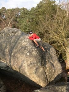 Dans le cadre « Les défis de Benoit » ce dernier est venu se mesurer à la pratique de l’escalade, et ce, avec succès !