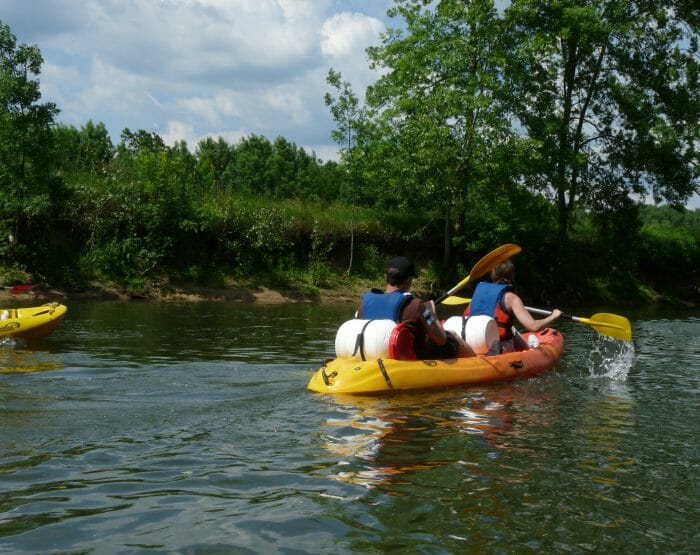 L’occasion de découvrir notre belle région et quelques passages sauvages, accessibles uniquement par la rivière.