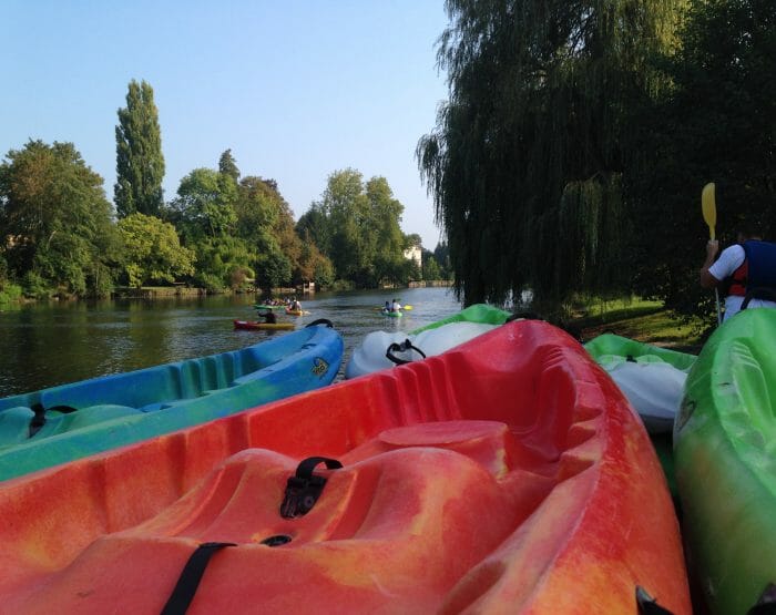 Les canoës sont sur les starting block