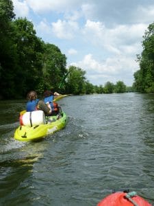 Randonnée en canoë kayak